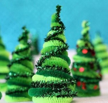 manualidades árboles de navidad originales